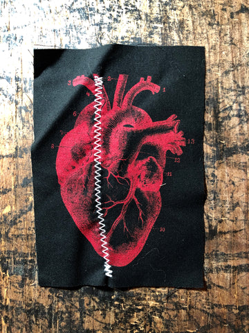 Graphic Heart Stitch Patch