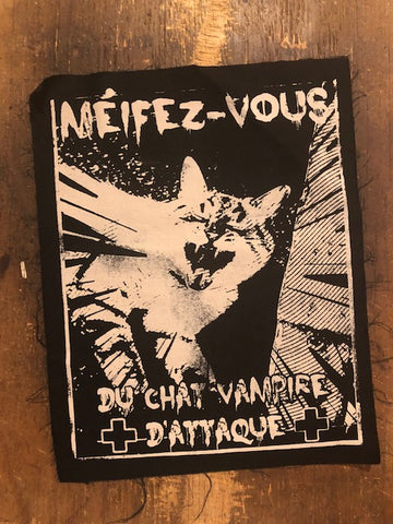 Vampire Cat Jacket Patch