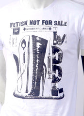 Fetish Not For Sale Men's Tee (White)
