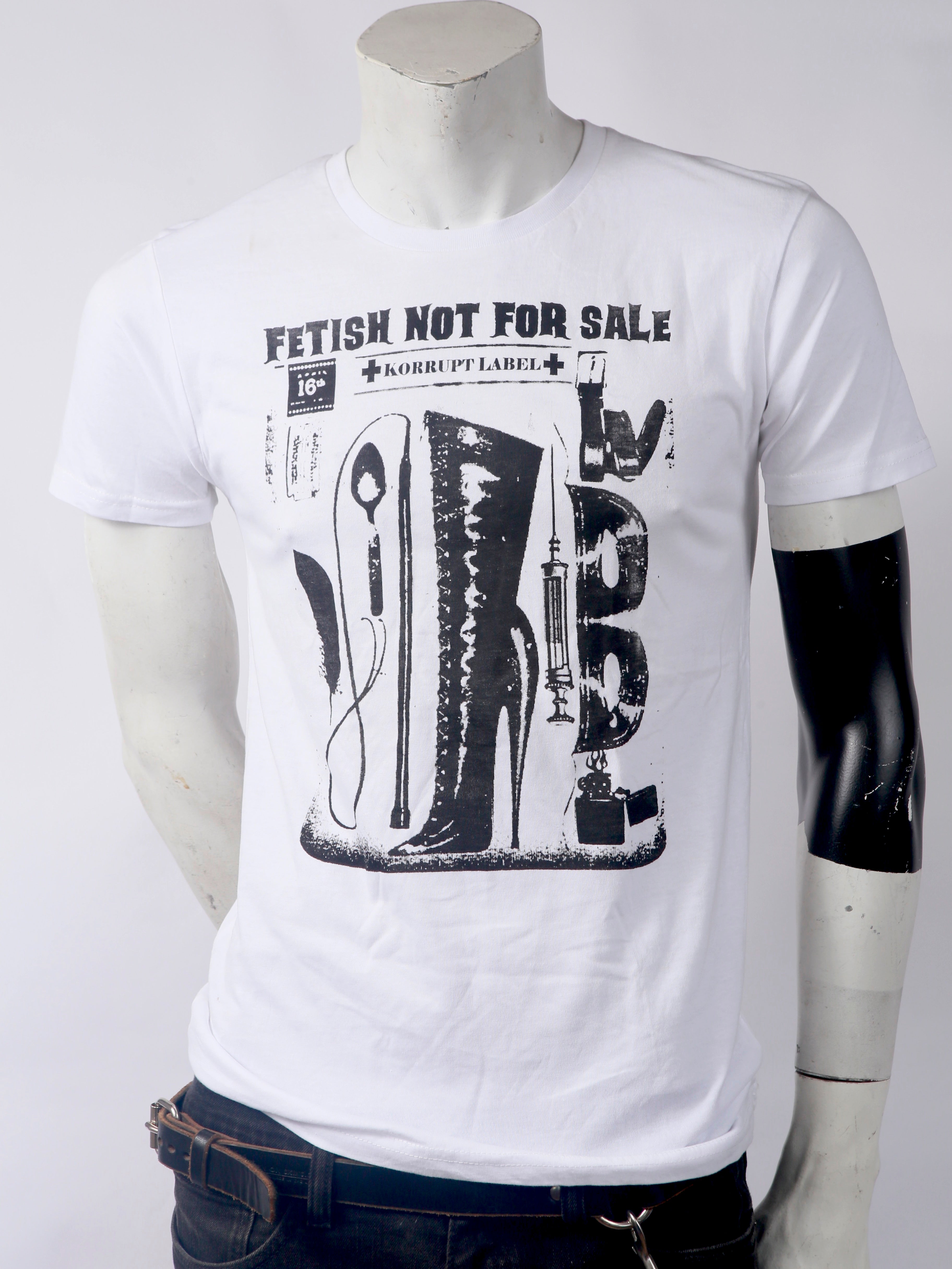 Fetish Not For Sale Men's Tee (White)