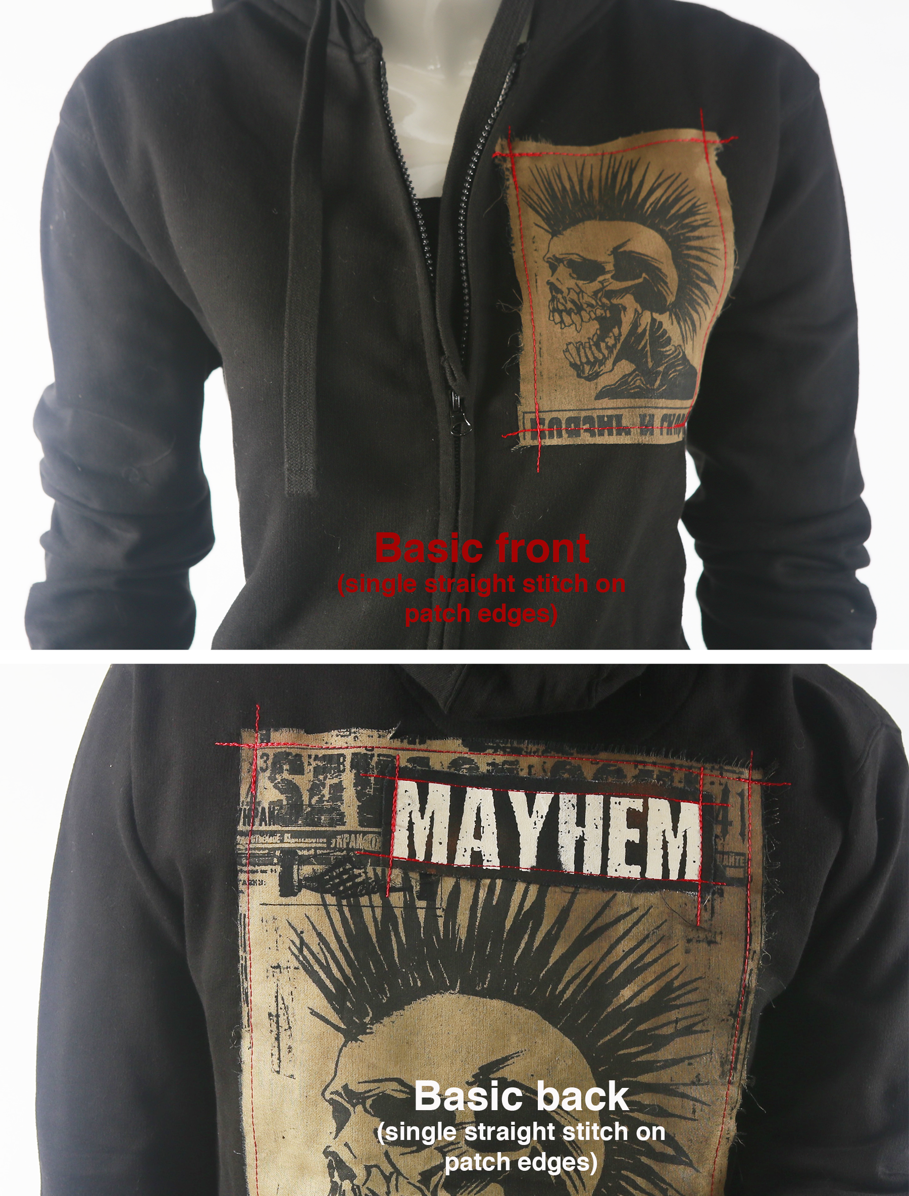 Mayhem Zip-Up Hoodie (Unisex)