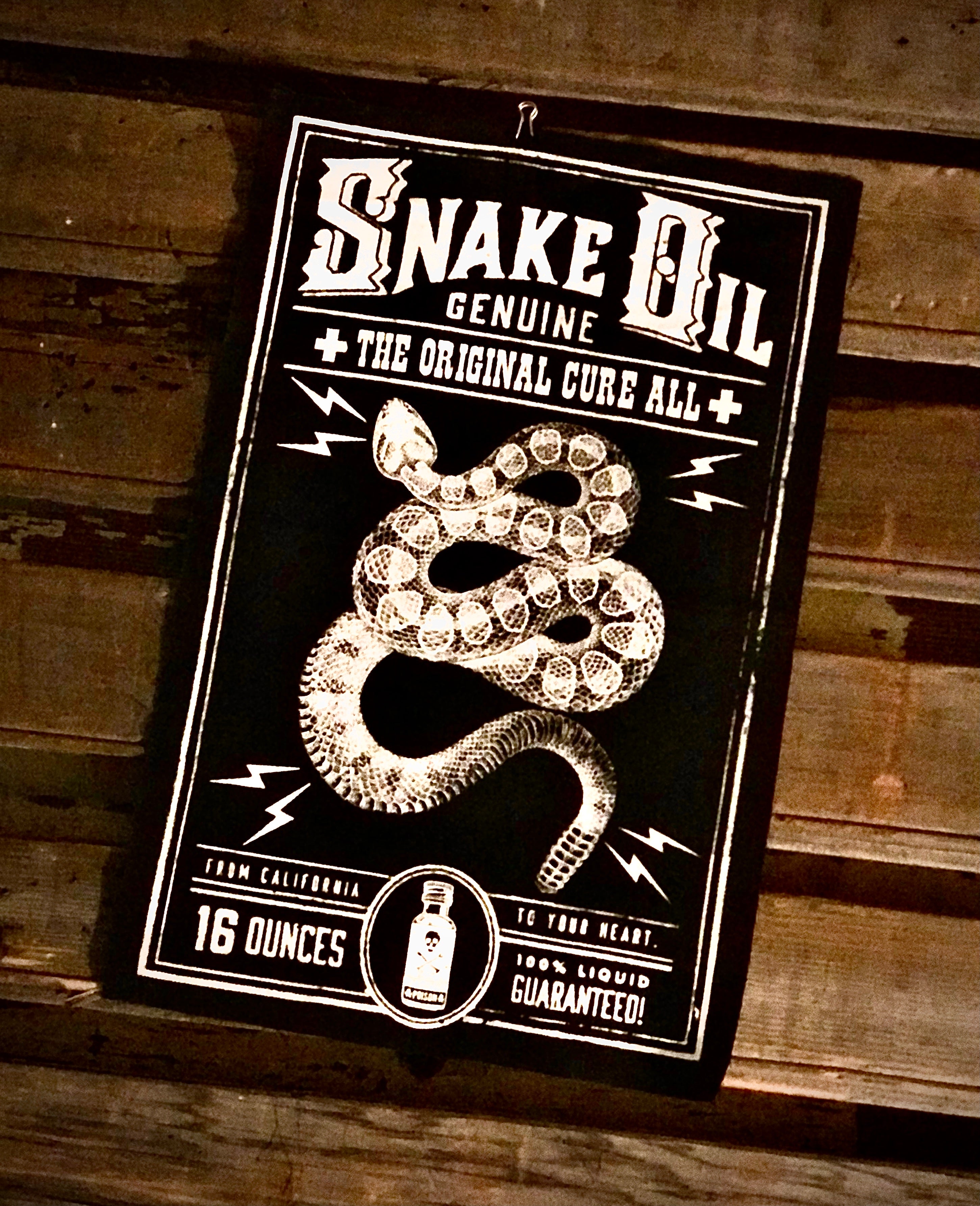 Snake Oil Jacket Patch
