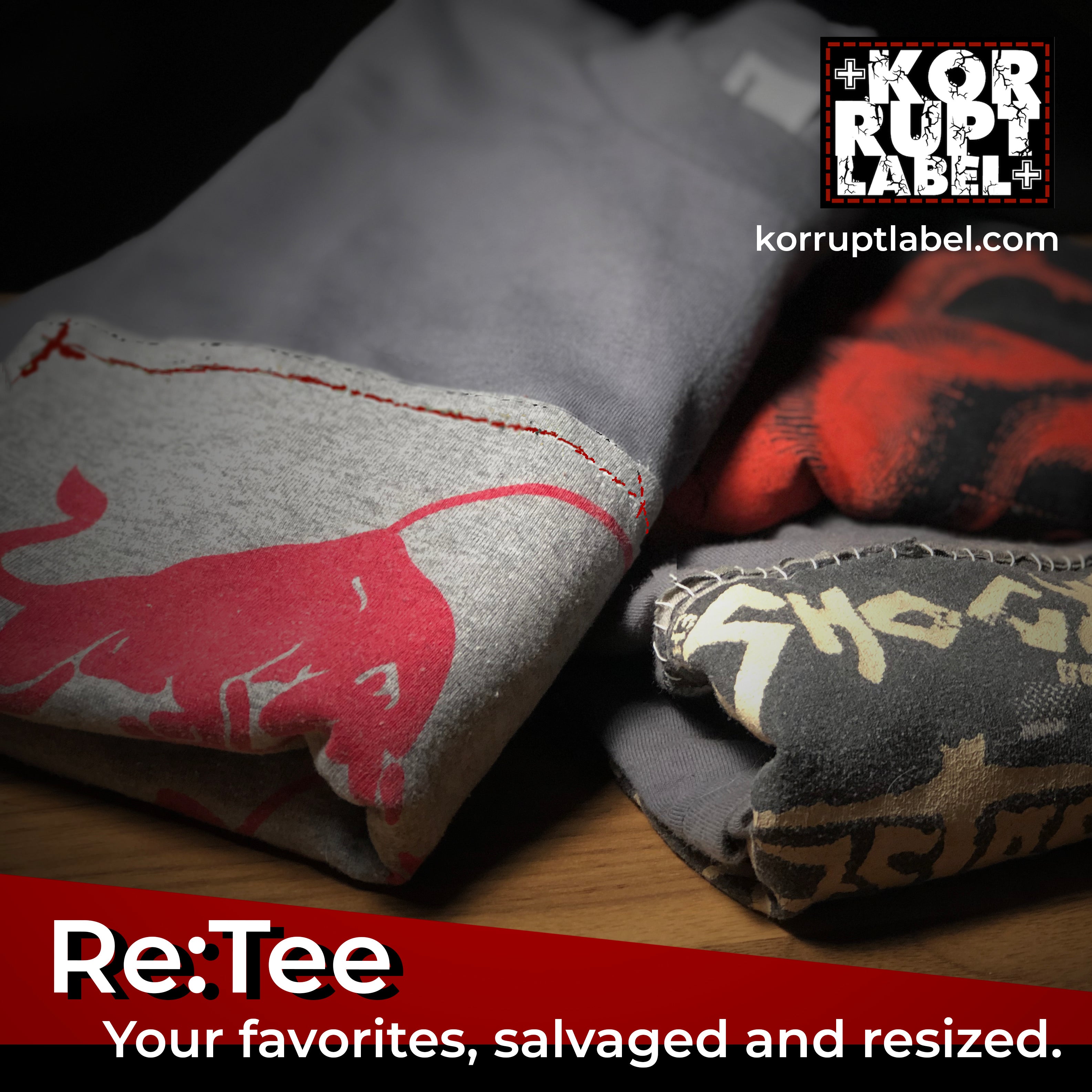 Re:Tee (Salvage & Resize): customizations