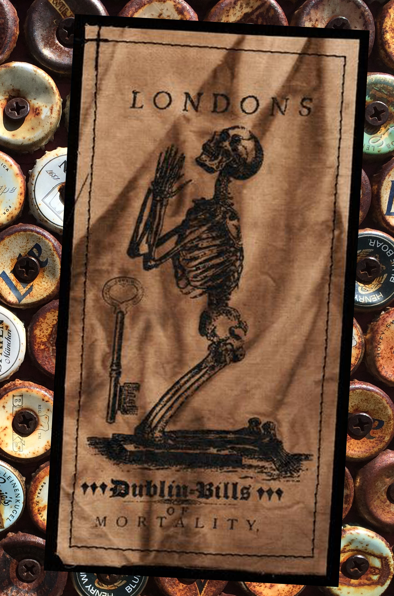 Praying Skeleton Patch