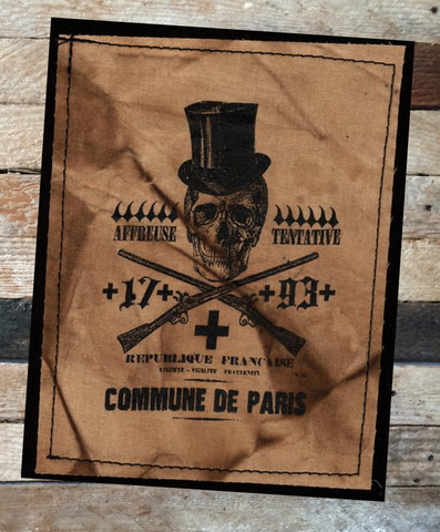 Tophat Skull Paris Patch