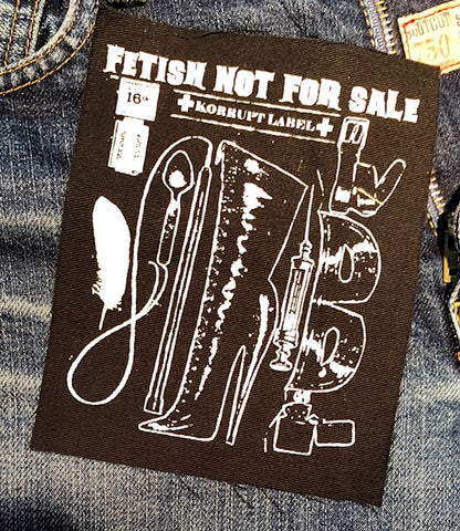 Fetish Not For Sale Patch