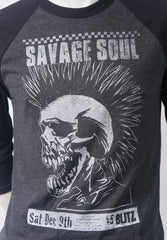 Savage Soul Men's Baseball Tee