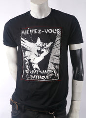 Vampire Cat Men's Stylized Tee