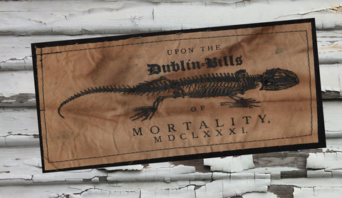 Lizard Skeleton Dublin Patch